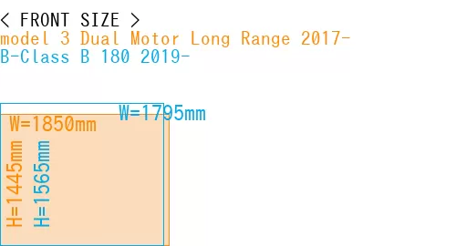 #model 3 Dual Motor Long Range 2017- + B-Class B 180 2019-